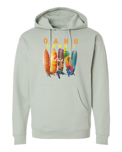 Aloha Surfboard Adult Hoodie