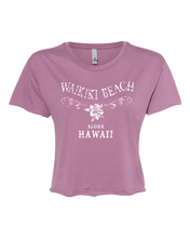 Load image into Gallery viewer, Waikiki Beach Cropped Tee
