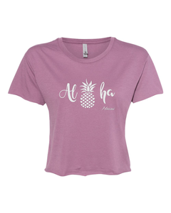 Aloha Pineapple Cropped Tee