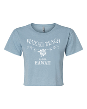 Load image into Gallery viewer, Waikiki Beach Cropped Tee
