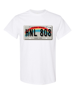 Hawaii License Plate CVC Tee