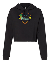 Load image into Gallery viewer, Pineapple Heart Cropped Hoodie
