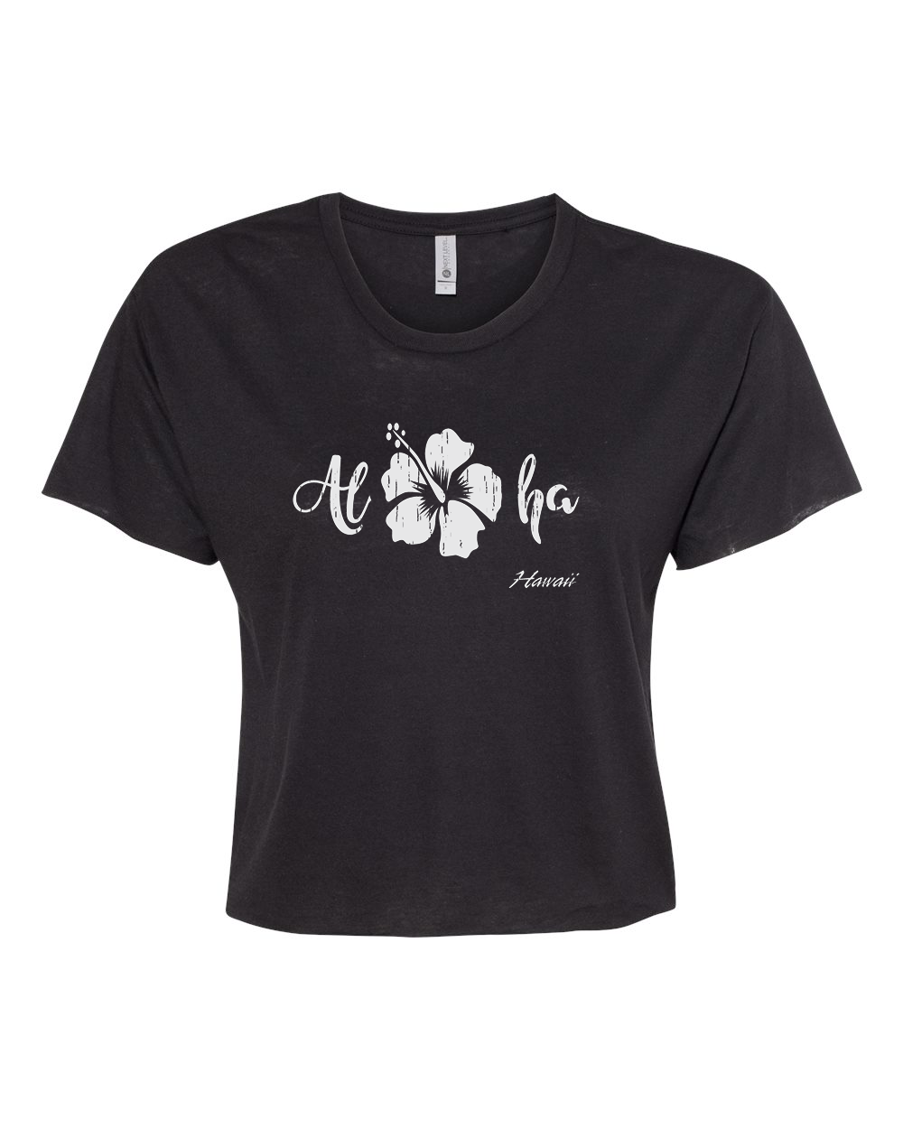 Aloha Hibiscus Cropped Tee