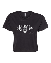 Load image into Gallery viewer, Aloha Pineapple Cropped Tee
