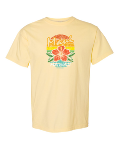 Premium Rainbow Hibiscus Tee