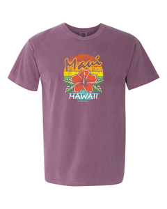 Premium Rainbow Hibiscus Tee