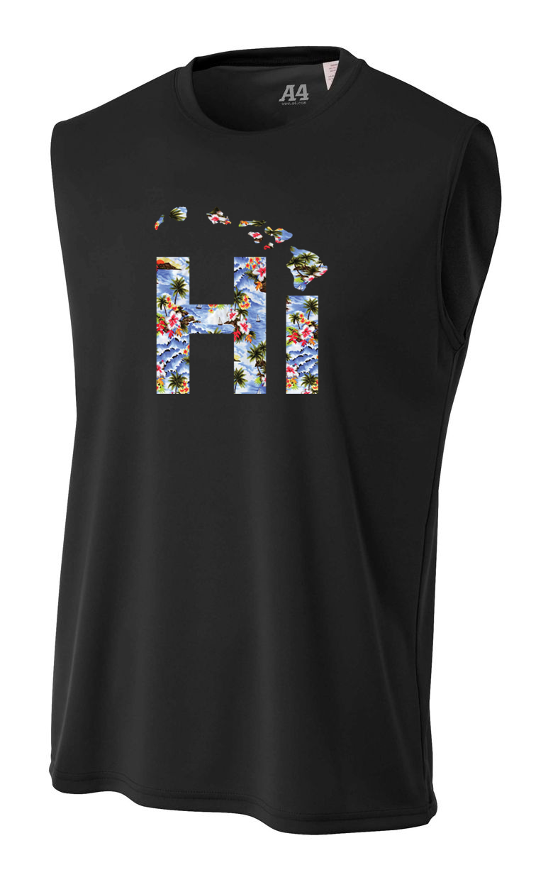 HI Islands Adult Athletic Muscle Tank