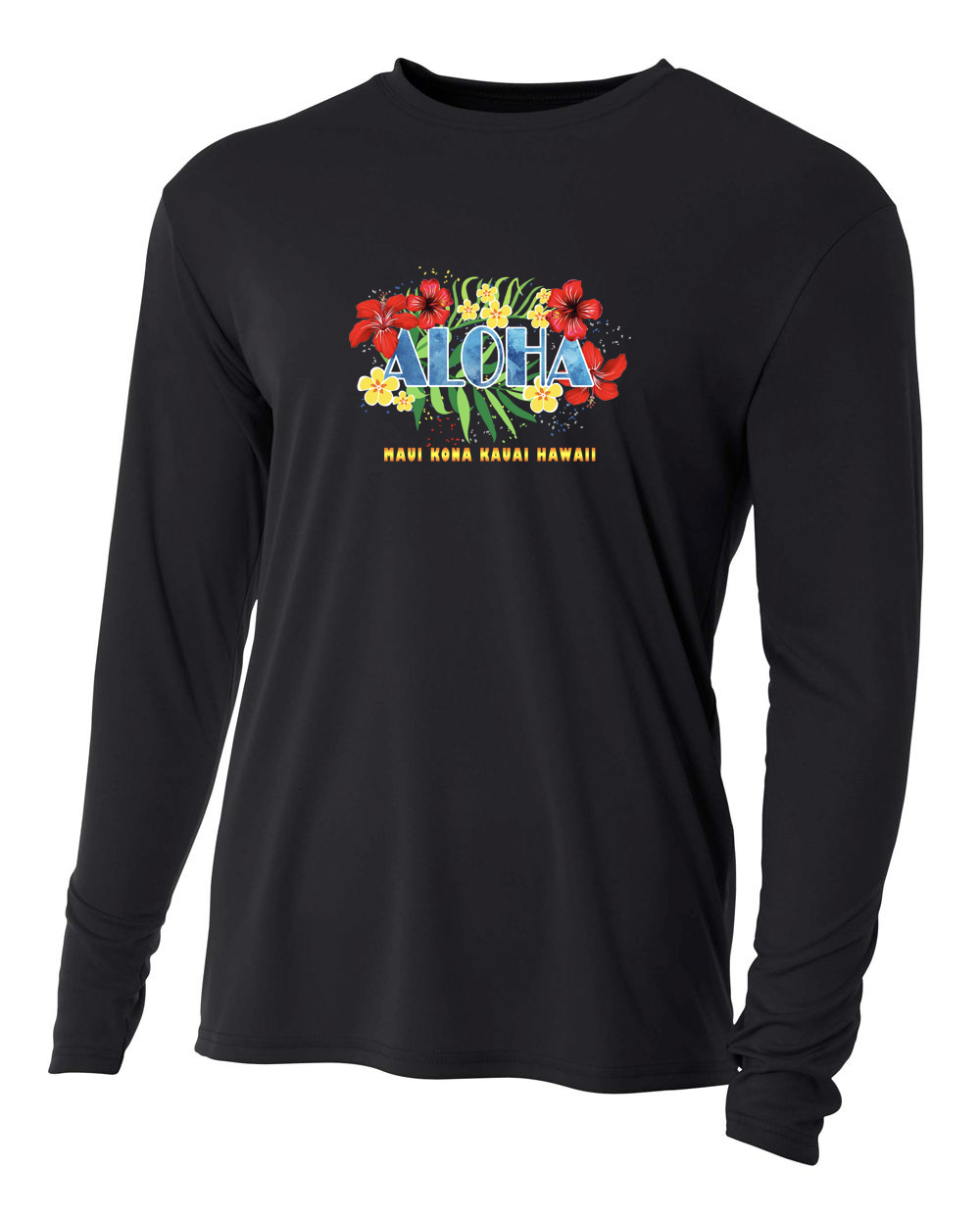 Aloha Plant Adult Athletic Long Sleeve