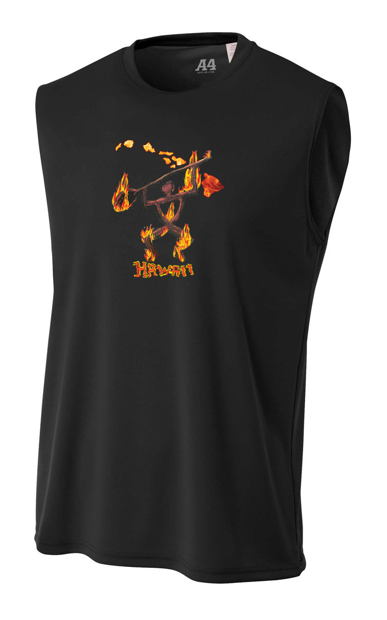 Fire Dance Adult Athletic Muscle Tank