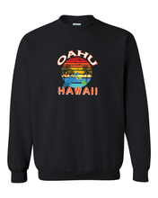 Load image into Gallery viewer, Rainbow Circle Surfboard Adult Crewneck
