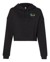 Load image into Gallery viewer, Turtle Heart Cropped Hoodie
