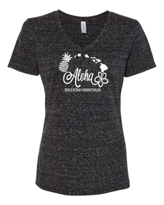 Aloha Map V-Neck