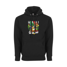 Load image into Gallery viewer, Rainbow Pineapple Adult Hoodie
