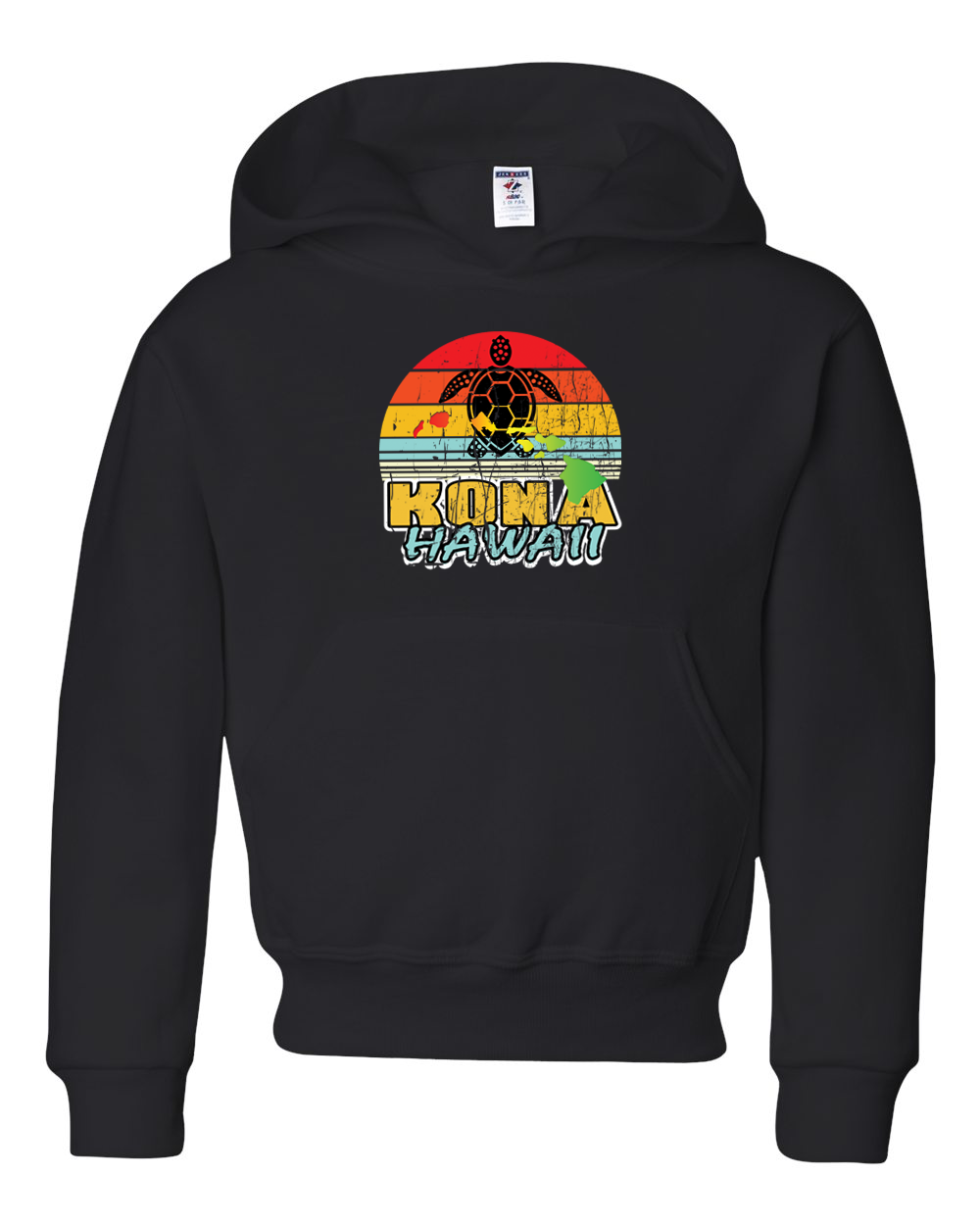 Rainbow Turtle Youth Hoodie