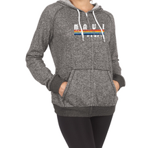 Load image into Gallery viewer, Rainbow Stripe Zip Hoodie
