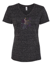 Load image into Gallery viewer, Rhinestone Hula Girl V-Neck
