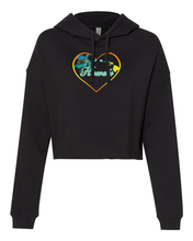 Load image into Gallery viewer, Turtle Heart Cropped Hoodie
