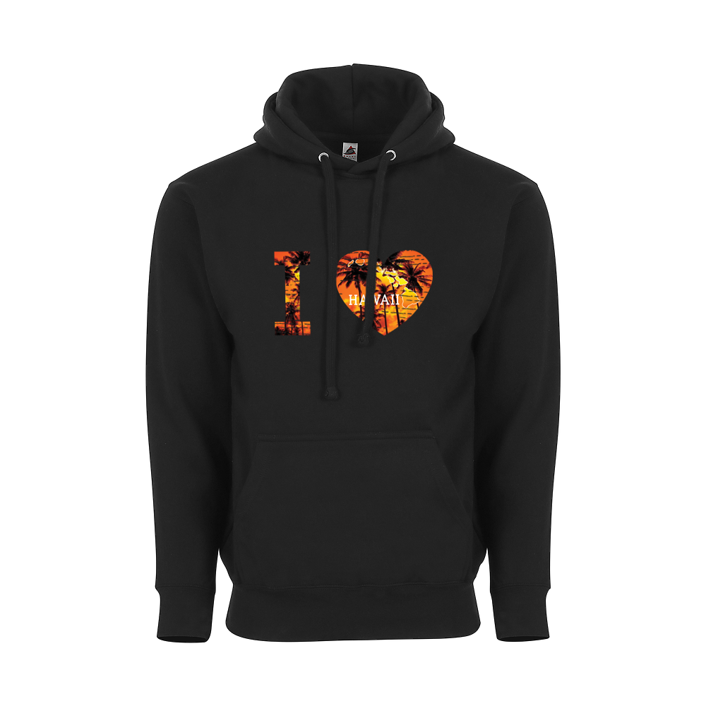 I Heart Hawaii Adult Hoodie