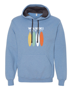 Surfboard Adult Hoodie