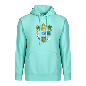 Island Surfboard Adult Hoodie