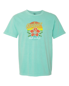 Premium Rainbow Hibiscus Tee