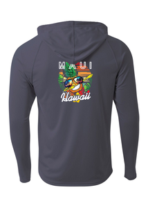 Rainbow Pineapple Adult Athletic Hoodie