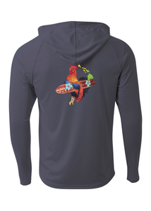 Chicken Adult Athletic Hoodie