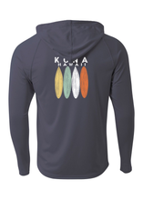 Load image into Gallery viewer, Surfboard Adult Athletic Hoodie
