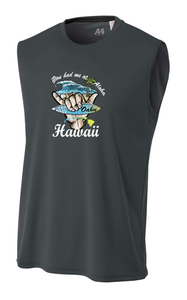 Wave Hang Loose Adult Athletic Muscle Tank