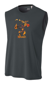 Fire Dance Adult Athletic Muscle Tank