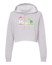 Load image into Gallery viewer, Rainbow Islands Cropped Hoodie
