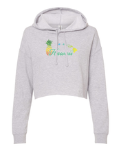 Load image into Gallery viewer, Hawaii Pineapple Cropped Hoodie
