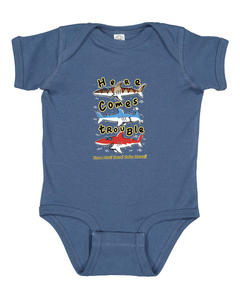 Shark Trouble Onesie