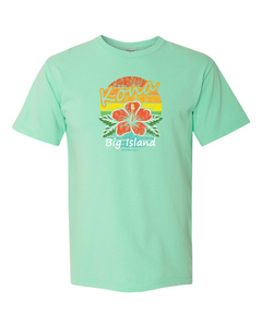 Premium Rainbow Hibiscus Tee