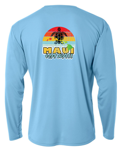 Rainbow Turtle Adult Athletic Long Sleeve