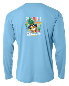 Rainbow Pineapple Adult Athletic Long Sleeve