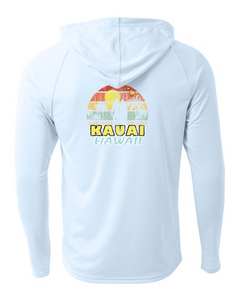 Surfer Cutout Adult Athletic Hoodie