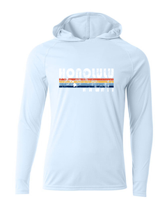 Rainbow Stripe Adult Athletic Hoodie