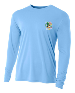 Rainbow Pineapple Adult Athletic Long Sleeve