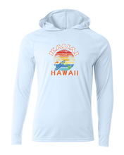 Load image into Gallery viewer, Rainbow Circle Surfboard Adult Athletic Hoodie
