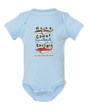 Load image into Gallery viewer, Shark Trouble Onesie
