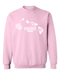 Hawaiian Map Adult Crewneck