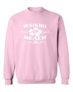 Waikiki Beach Adult Crewneck