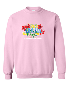 Aloha Plant Adult Crewneck