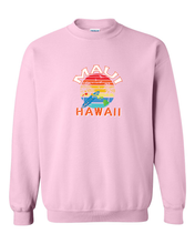 Load image into Gallery viewer, Rainbow Circle Surfboard Adult Crewneck
