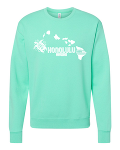 Hawaiian Map Adult Crewneck