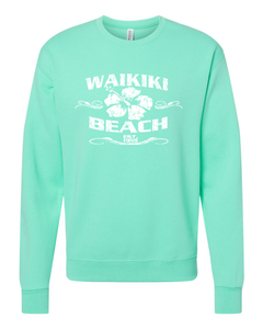 Waikiki Beach Adult Crewneck