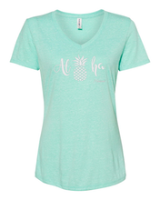 Load image into Gallery viewer, Aloha Pineapple V-Neck
