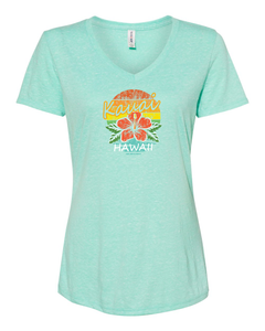 Rainbow Circle V-Neck