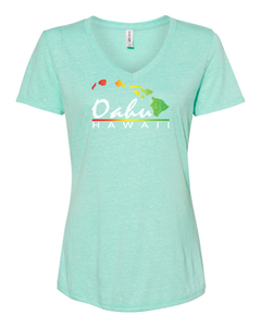 Rainbow Island V-Neck